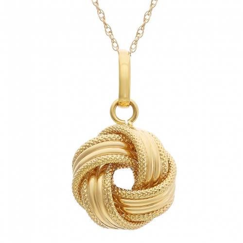 青色 ブルー ゴールド 【 JORDAN BLUE 10K GOLD LOVE KNOT PENDANT / 】 ジュエリー アクセサリー レディースジュエリー ネックレス ペンダント|スニケス
