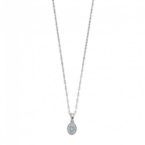 出産祝いなども豊富 Lc Lauren Conrad 銀色 シルバー ネックレス アクアマリン Silver Lc Lauren Conrad Sterling Gemstone Pendant Necklace Aquamarine ジュエリー アクセサリー レディースジュエリー ネックレス 新品本物 Www Jajoma De