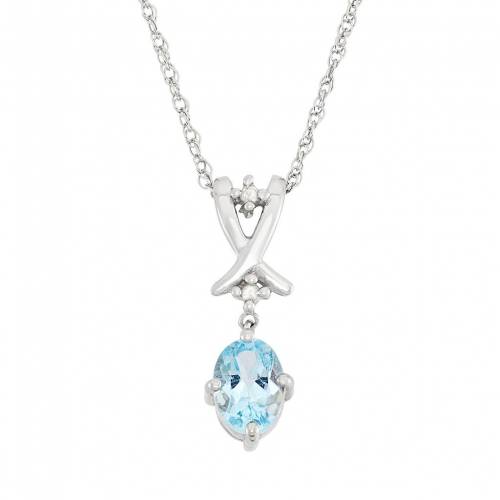 スカイ 青色 ブルー ダイヤモンド 銀色 シルバー ネックレス & 【 JEWELEXCESS SKY BLUE TOPAZ DIAMOND ACCENT STERLING SILVER PENDANT NECKLACE / 】 ジュエリー アクセサリー レディースジュエリー ペンダント