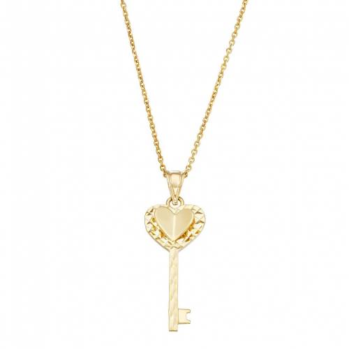 60 Off 楽天市場 Fab Gold ゴールド ネックレス Fabgold 10k Gold Key Heart Pendant Necklace ジュエリー アクセサリー レディースジュエリー ネックレス スニケス 楽天ランキング1位 Www Dailyjiddat Com