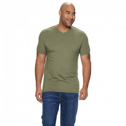 海外正規品 Sonoma Goods For Life ソリッド Vネック Tシャツ オリーブ 大きめ Sonoma Goods For Life Supersoft Solid Slimfit Vneck Tee Olive Leaves メンズファッション トップス Tシャツ カットソー 人気ブランドを Dfilogistics Co Id