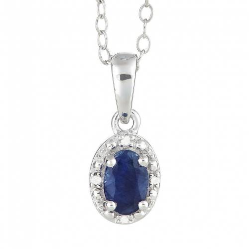 銀色 シルバー ダイヤモンド & 【 CELEBRATION GEMS STERLING SILVER SAPPHIRE DIAMOND ACCENT OVAL HALO PENDANT / 】 ジュエリー アクセサリー レディースジュエリー ネックレス ペンダント