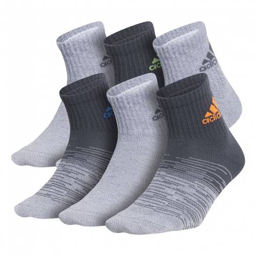 内祝い アディダス Adidas アディダス 靴下 白色 ホワイト 灰色 グレー グレイ Gray Adidas S 6 Pack Superlite Quarter Socks White Marl キッズ ベビー マタニティ 下 スニケス 第1位獲得 Giolittieur It