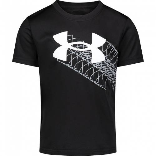 アンダーアーマー Under Armour ロゴ ズーム グラフィック Tシャツ 黒色 ブラック アンダーアーマー ジュニア キッズ S 47 Logo Zoom Graphic Tee Black Andapt Com