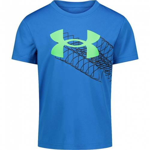 アンダーアーマー Under Armour ロゴ ズーム グラフィック Tシャツ 青色 ブルー アンダーアーマー ジュニア キッズ S 47 Logo Zoom Graphic Tee Photon Blue Bouncesociety Com