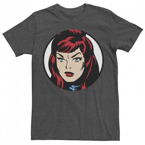 マーベル 黒色 ブラック グラフィック Tシャツ 【 MARVEL BLACK WIDOW BIG FACE GRAPHIC TEE / 】 メンズファッション トップス カットソー｜スニケス
