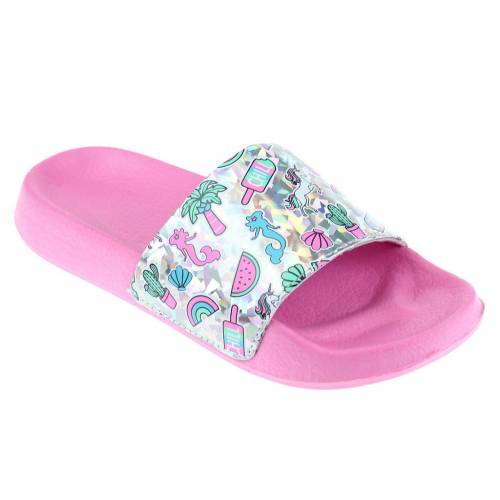 正規品 Elli By Capelli サマー サンダル ピンク Summer Pink Elli By Capelli S Chill Slide Sandals キッズ ベビー マタニティ 大流行中 Arro Studio Com