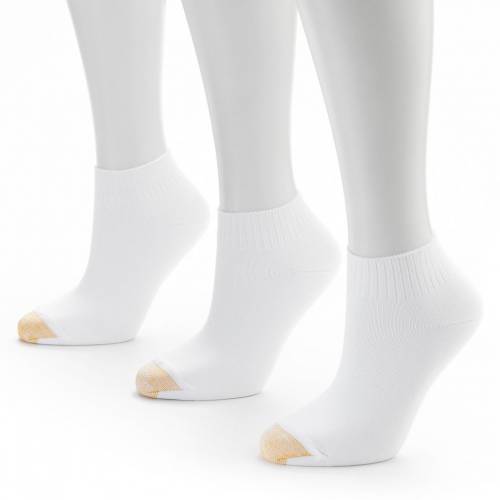 靴下 3PK. 【 GOLDTOE 3-PK. RIBBED QUARTER SOCKS - WOMEN / 】 インナー 下着 ナイトウエア レディース レッグ