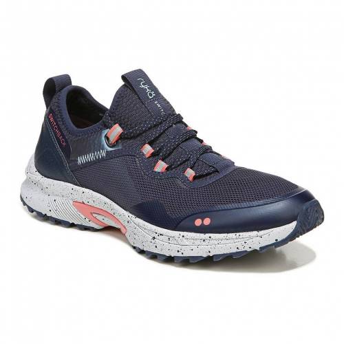 スニーカー ファッションブランド Navy 紺色 ファッション Ryka 紺色 ネイビー 青色 カジュアル スニーカー Ryka ブルー ライカ スニーカー Switchback Trail Sneakers Navy Blue スニケス