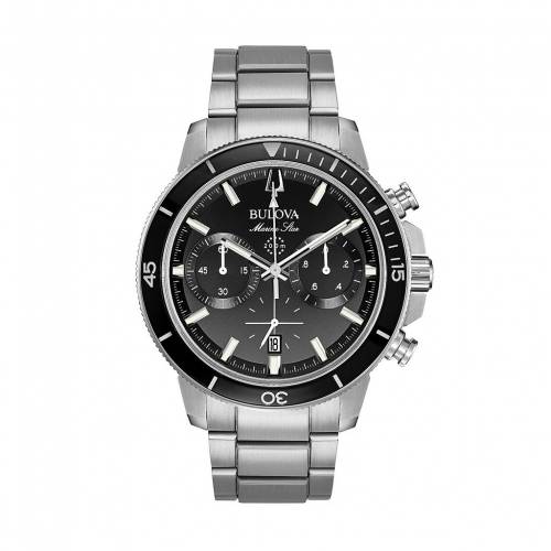 日本最大級 ブローバ Bulova ステンレス 銀色 スチール ウォッチ 時計 シルバー Watch Silver Bulova Marine Star Stainless Steel Chronograph 96b272 Tone 腕時計 メンズ腕時計 送料無料 Www Faan Gov Ng