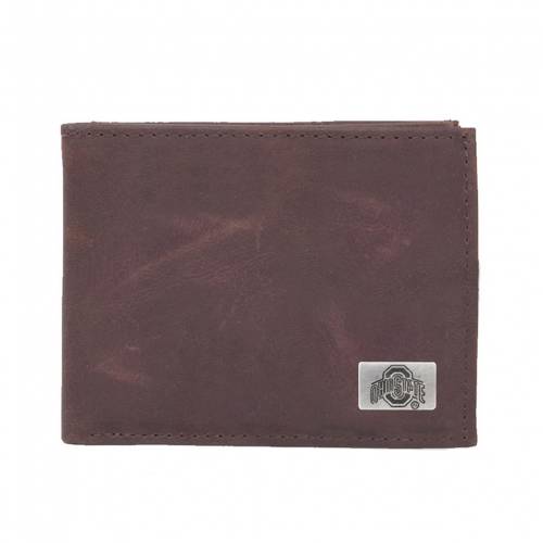 オハイオ スケートボード バックアイズ レザー 財布 チーム オハイオステイト 【 OHIO STATE BUCKEYES LEATHER BIFOLD WALLET / OSU TEAM 】 バッグ ケース メンズ財布|スニケス