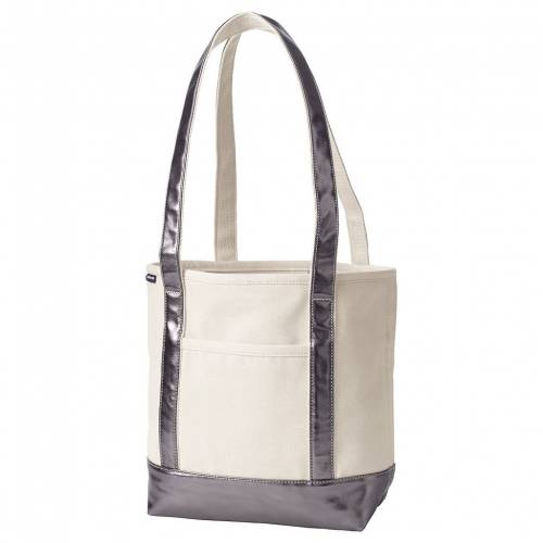 カジュアル バッグ スニケスファッションブランド Top バッグ Gunmetal Natural End End ナチュラル Lands Canvas End Tote Bag Lands Open Lands ナチュラル アクセサリー ファッション その他