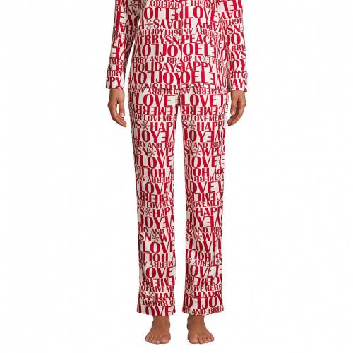 超目玉 Lands End レディース アイボリー Lands Women S End Flannel Pajama Pants Ivory Greetings インナー 下着 ナイトウエア レディース ナイト ルーム パジャマ 信頼 Hazle Com
