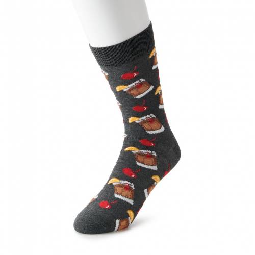 Licensed Character 靴下 Gray Socks グレイ Crew 灰色 グレー メンズ キャラクター ソックス Character Dark Licensed Patterned 灰色 Fashion Crew スニケス ファッション ファッションブランド カジュアル Gray クルー