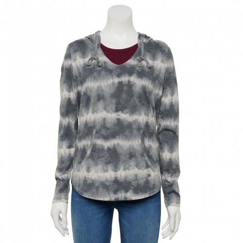 新しいコレクション Sonoma Goods For Life フーディー パーカー 灰色 グレー グレイ Gray Sonoma Goods For Life Everyday Dye レディースファッション トップス スウェット トレーナー メーカー包装済 Tonata Imarketing Com Na