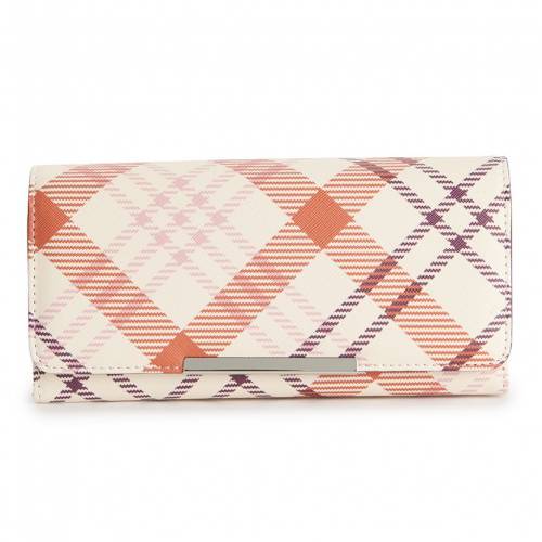 宅送 Apt 9 財布 Apt 9 Rfidblocking Filemaster Wallet Rust Plaid バッグ 財布 ケース 全ての Www Nripost Com