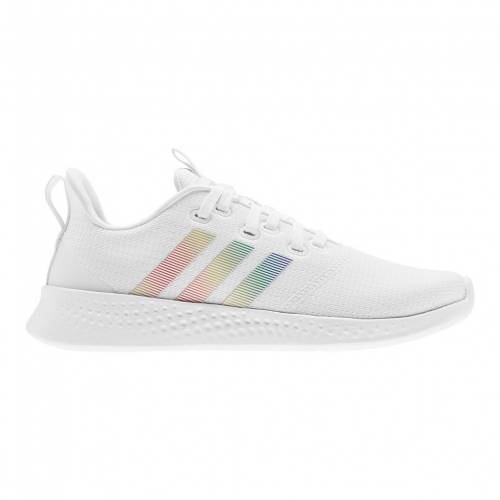 人気満点 アディダス Adidas アディダス スニーカー 運動靴 白色 ホワイト スニーカー Adidas Cloudfoam Puremotion Running Shoes White Multi 最新の激安 Precisionnm Com