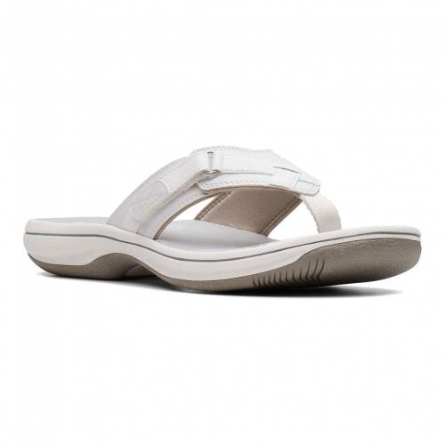 100 の保証 楽天市場 クラークス Clarks クラークス サンダル 白色 ホワイト Clarks Breeze Sea Cloudstepper Flip Flop Sandals White スニケス 楽天1位 Revistamash Com