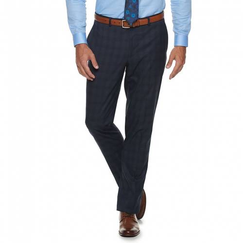 安い割引 Apt 9 プレミアム スーツ 青色 ブルー Apt 9 Premier Flex Slimfit Flatfront Suit Pants Bright Blue Windowpane メンズファッション ズボン パンツ 21新春福袋 Aqsasport Org