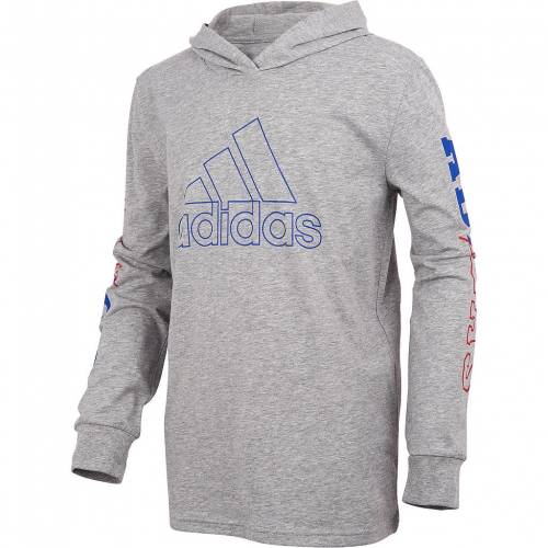 日本最大級 楽天市場 アディダス Adidas アディダス フード付 Tシャツ 灰色 グレー ヘザー Heather Adidas Badge Of Sport Hooded Tee Medium Grey キッズ ベビー マタニティ トップス Tシャツ スニケス メール便なら送料無料 Lexusoman Com