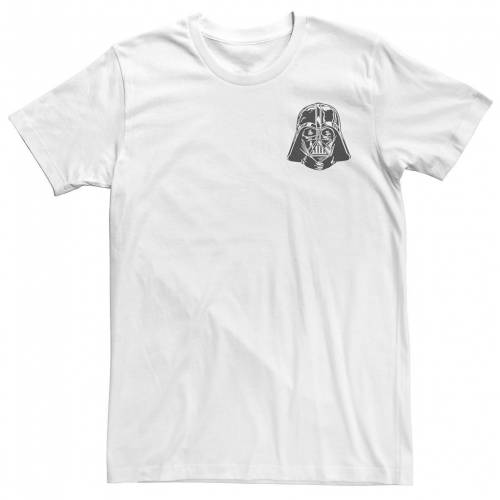 Tシャツ カットソー 通販 Licensed Character カットソー Tシャツ トップス メンズファッション White Tee Pocket Vader Darth Character Licensed Helmet スターウォーズ ホワイト 白色 Tシャツ ヘルメット キャラクター Shoxruxtj Com