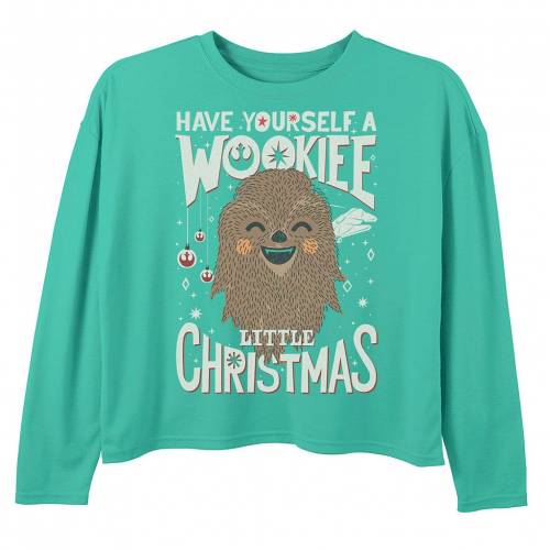 文字 クリスマス ティーシャツ アクア スターウォーズ 坊や キッズ Licensed Character S Wookiee Little Christmas Sketched Tee Aqua Earthkitchen Ph