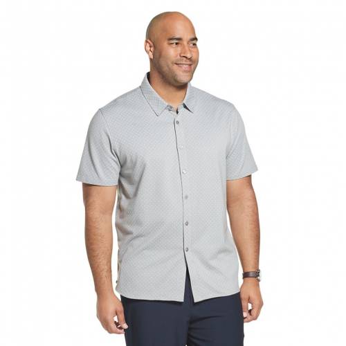 ヴァンヒューゼン Van Heusen 名取草落る 大きめ メンズ Van Heusen Never Tuck Slimfit Printed Buttondown Shirt Monument Electrosdiscounts Com