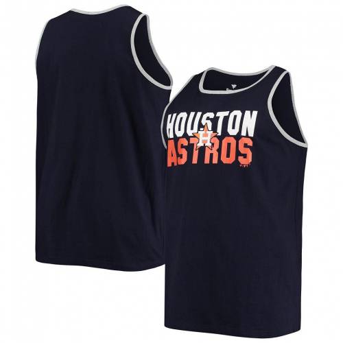 素晴らしい ファッションブランド カジュアル ファッション タンクトップ ファナティクス タンクトップ ファナティクス ヒューストン アストロズ タンクトップ 紺色 Muscle ネイビー 大きめ メンズ Fanatics Branded Navy Gray Muscle Ast メーカー直送