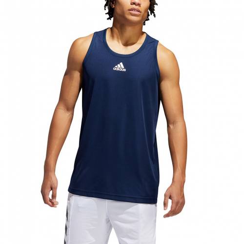 アディダス Adidas アディダス パフォーマンス タンクトップ 紺色 ネイビー 白色 ホワイト メンズ Adidas Performance Collegiate Navy White Yachtingeurope No