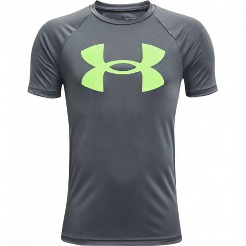 アンダーアーマー Under Armour ロゴ テック Tシャツ 灰色 グレー グレイ アンダーアーマー ジュニア キッズ Gray Big Logo Tech Tee Pitch Bouncesociety Com