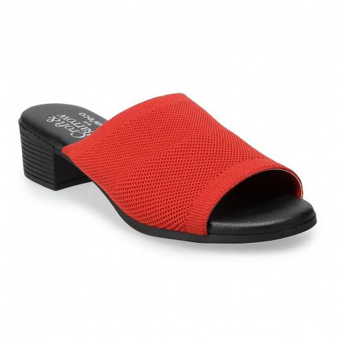 Croft Barrow ニット サンダル 赤 レッド Red Croft Barrow Fly Knit Balsm Slide Sandals Andapt Com