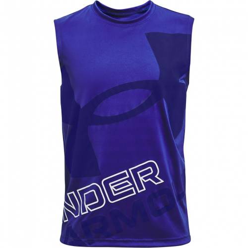 アンダーアーマー Under Armour テック ロゴ タンクトップ ウルトラ 藍色 インディゴ アンダーアーマー ジュニア キッズ Ultra Tech Exploded Logo Tank Indigo Andapt Com