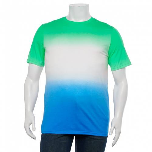 Urban Pipeline Tシャツ 大きめ メンズ Urban Pipeline Gradient Fashion Crewneck Tee Teal Dip Andapt Com