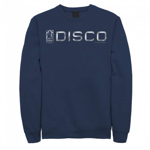 キャラクター フリース 紺色 ネイビー 【 LICENSED CHARACTER STAR TREK DISCOVERY DISCO FLEECE / NAVY 】 メンズファッション トップス スウェット トレーナー｜スニケス