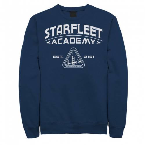 キャラクター アカデミー ビンテージ ヴィンテージ スウェットシャツ トレーナー 紺色 ネイビー 【 LICENSED CHARACTER STAR TREK STARFLEET ACADEMY 2161 VINTAGE SWEATSHIRT / NAVY 】 メンズファッション トップ｜スニケス 25,400円