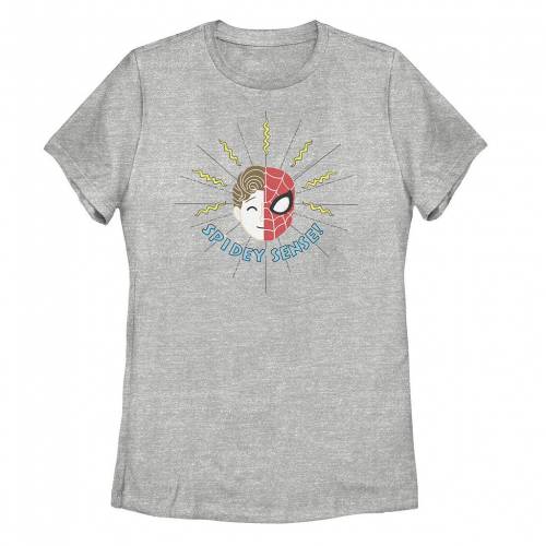 【★百貨店SALE★6/11夜夜中2時迄】文字記号 プルオーバー ギョリュウモドキ 【 LICENSED CHARACTER MARVEL SPIDEY SENSE HEAD SHOT PORTRAIT TEE / ATHLETIC HEATHER 】 キッズ もの言う花 マタニティ トップス カットソー