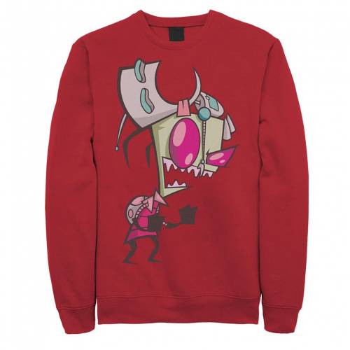 ニコロデオン グラフィック フリース 【 NICKELODEON INVADER ZIM MENACING LAUGH TIRED GIR PORTRAIT GRAPHIC FLEECE PULLOVER / 】 メンズファッション トップス スウェット トレーナー｜スニケス