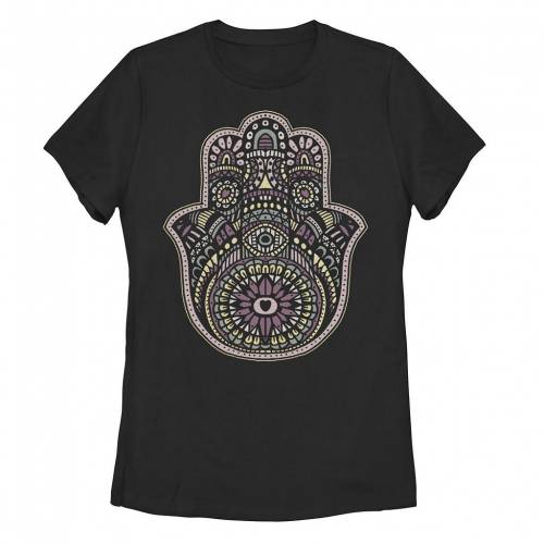 【★百貨店SALE★6/11夜夜中2時迄】グラフィック プルオーバー 黒いこと 黒いこと 【 UNBRANDED PASTEL HENNA HAND GRAPHIC TEE / BLACK 】 キッズ もの言う花 マタニティ トップス カットソー