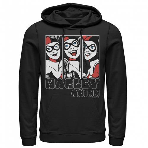 ディーシーコミックス ディーシー コミックス ビンテージ ヴィンテージ フーディー パーカー 【 DC COMICS BATMAN HARLEY QUINN VINTAGE PORTRAIT PANEL HOODIE / 】 メンズファッション トップス スウェット