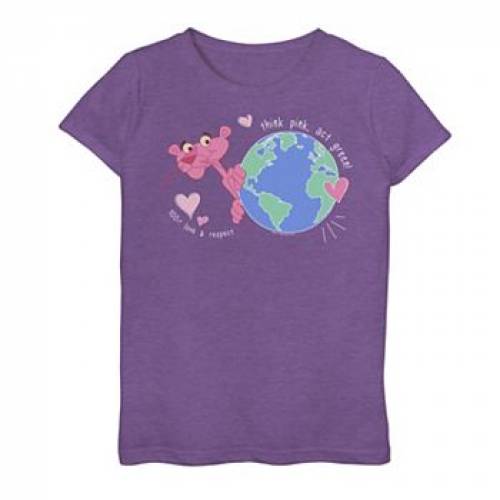 お買い得 Purple Green Pink ヘザー パープル 紫 Tシャツ グリーン 緑 ピンク キャラクター Character Licensed Heather Tシャツ トップス マタニティ ベビー キッズ Tee Act Think Panther The 416 S Character Licensed Kkoh111