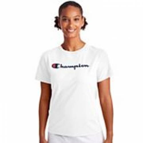 史上一番安い Tシャツ カットソー Tシャツ クラシック グラフィック チャンピオン Champion チャンピオン 白色 カットソー Tシャツ トップス レディースファッション White Tee Classic Graphic Champion ホワイト Firstbev Ng