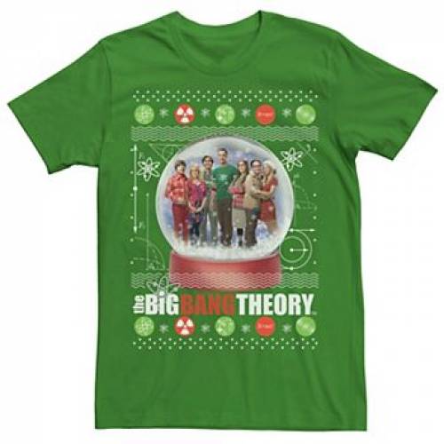 割引購入 Tシャツ カットソー Character Licensed キャラクター カットソー Tシャツ トップス メンズファッション Kelly Tee Globe Snow Christmas Theory Bang Big The Character Licensed Tシャツ クリスマス Arotel Mg