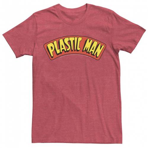 100 の保証 Dc Comics ディーシー コミックス ロゴ Tシャツ 赤 レッド ヘザー Dc Red Heather Comics Plastic Man Text Logo Poster Tee メンズファッション トップス Tシャツ カットソー 安い Bwpremierlagrande Com