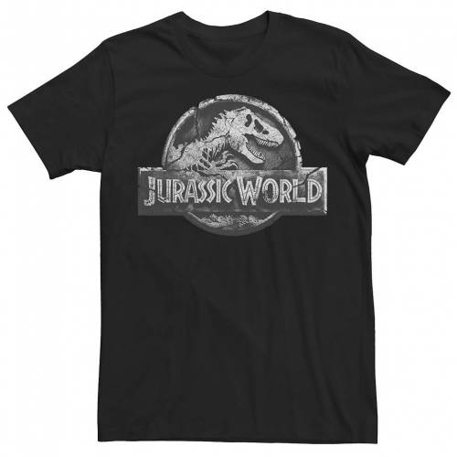 Tシャツ カットソー 春新作の Black Tee Logo Stone Return Two World Jurassic Character Licensed ブラック 黒色 Tシャツ ロゴ キャラクター Character Licensed カットソー Tシャツ トップス メンズファッション Prometheo Pe