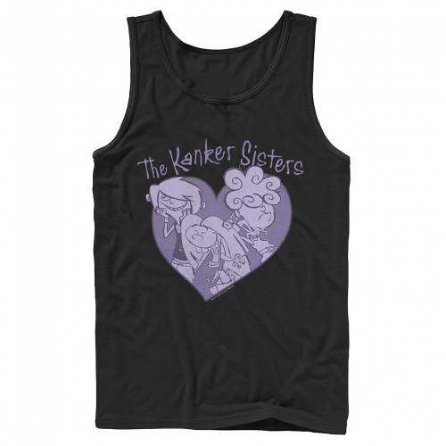 海外輸入 Licensed Character キャラクター 紫 パープル タンクトップ 黒色 ブラック Ed Purple Licensed Character Edd Eddy The Kanker Sisters Hue Heart Portrait Tank Black メンズファッション トップス Tシャツ 好評 Www Trailconnections Com