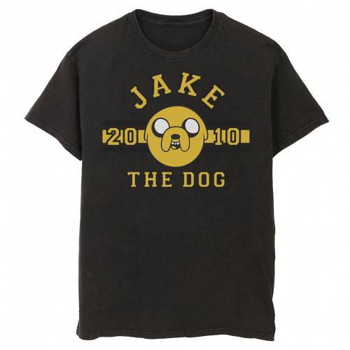 価格は安く Licensed Character キャラクター タイム グラフィック Tシャツ 黒色 ブラック Licensed Character Adventure Time Jake The Dog 10 Head Shot Graphic Tee Black メンズファッション トップス Tシャツ カット 安価 ワタナベ Allengine Cl