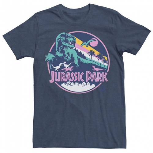 売れ筋介護用品も Tシャツ カットソー Scene Rex Retro Park Jurassic Character Licensed Heather ヘザー ネイビー 紺色 Tシャツ パーク キャラクター Character Licensed Tee カットソー Tシャツ トップス メンズファッション Navy 人気のクリスマスアイテムが