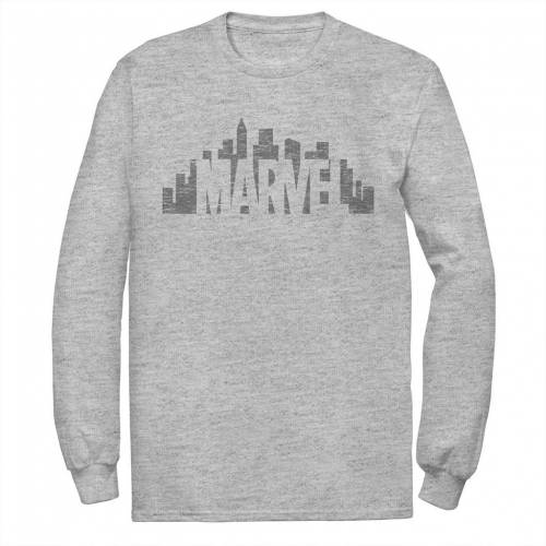 マーベル シティ ロゴ Tシャツ ヘザー 【 MARVEL CITY SKYLINE LOGO FADE TEE / ATHLETIC HEATHER 】 メンズファッション トップス カットソー｜スニケス