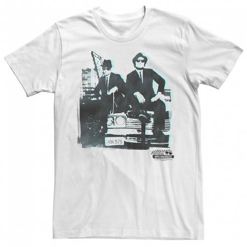 中古 Licensed Character キャラクター ブルース ビンテージ ヴィンテージ Tシャツ 白色 ホワイト Vintage Licensed Character Blues Brothers Blur Tee White メンズファッション トップス Tシャツ カットソー ５５ 以上節約 Alihsanenglishschool Org