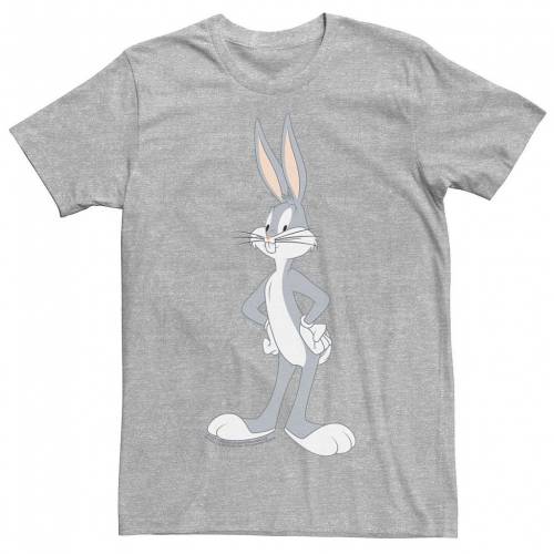 休日限定 Licensed Character キャラクター クラシック Tシャツ ヘザー Heather Licensed Character Looney Tunes Classic Bugs Bunny Pose Portrait Tee Athletic メンズファッション トップス Tシャツ カットソー 超格安価格 Esdm Jatimprov Go Id